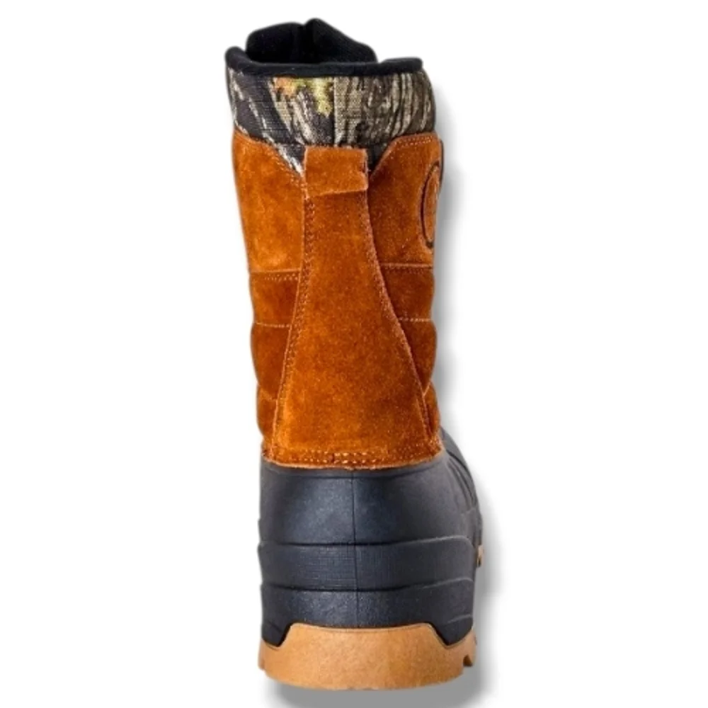 NWT Ozark Trail Mossy Oak Men's Pac Snow Boots w/ 3M Thinsulate & Suede Size 8